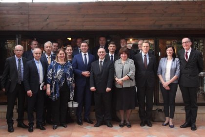 Работен обяд с външния министър Никола Димитров и посланиците на държавите членки на ЕС